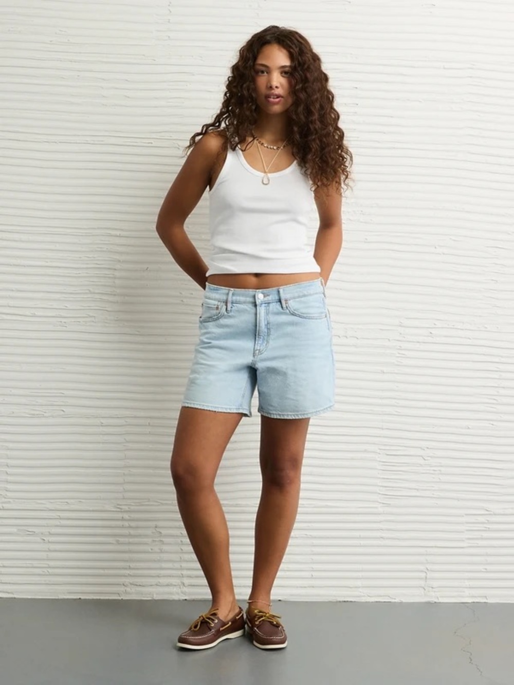 Like New! American Eagle Outfitters Light Blue High-Rise Denim Shorts